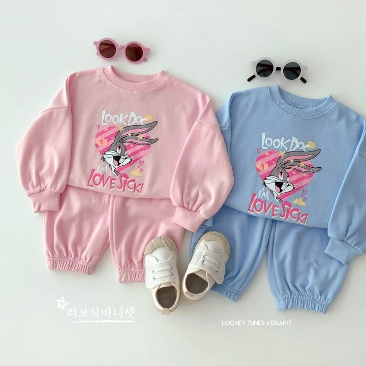 Dsaint - Korean Children Fashion - #childrensboutique - Love Bunny Set