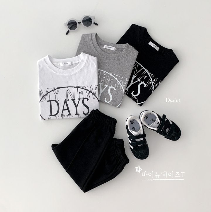 Dsaint - Korean Children Fashion - #kidzfashiontrend - My New Days Tee