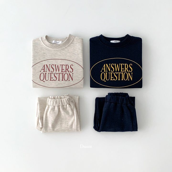 Dsaint - Korean Children Fashion - #stylishchildhood - Question Wide Set - 3