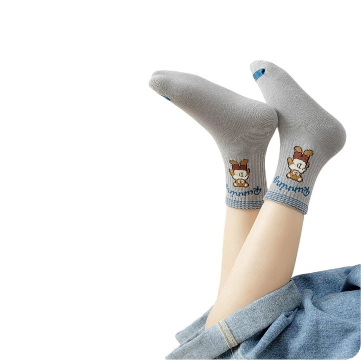 Dudie - Korean Children Fashion - #Kfashion4kids - Running Tedy Socks - 9