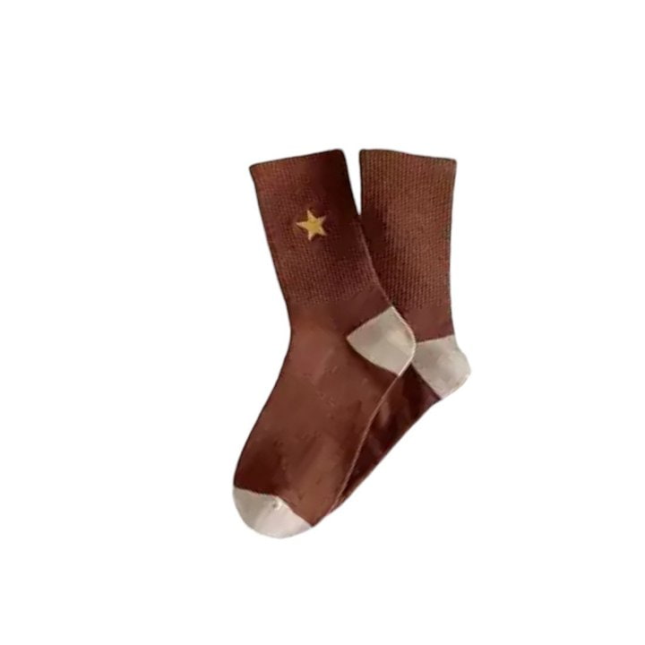 Dudie - Korean Children Fashion - #Kfashion4kids - Two Star Socks - 2