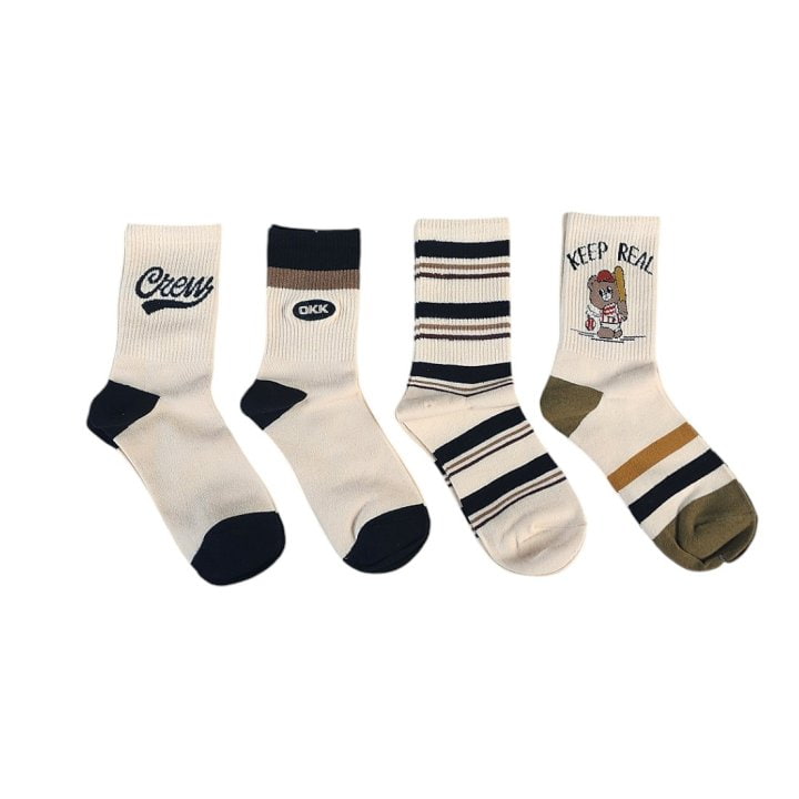 Dudie - Korean Children Fashion - #childofig - Okay Socks - 7