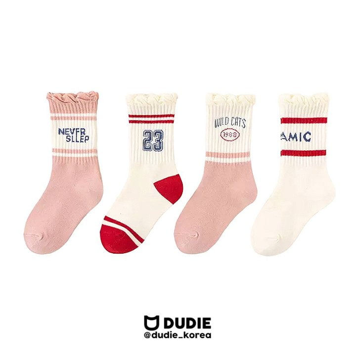 Dudie - Korean Children Fashion - #childrensboutique - Never Sleep Socks