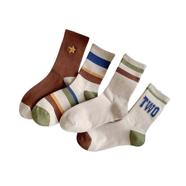 Dudie - Korean Children Fashion - #childrensboutique - Two Star Socks - 11