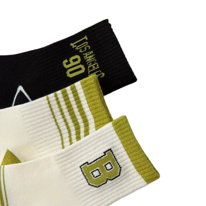 Dudie - Korean Children Fashion - #childrensboutique - Olive Socks - 9