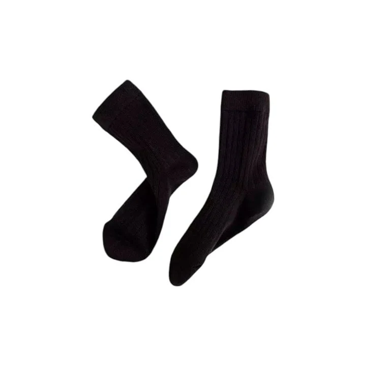 Dudie - Korean Children Fashion - #childrensboutique - Standard Brown Socks - 2