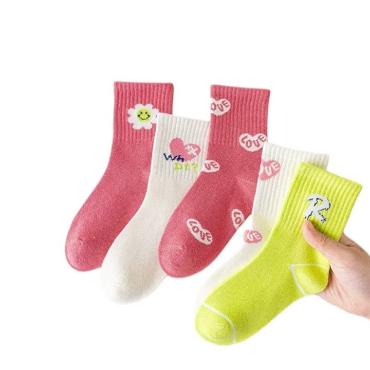 Dudie - Korean Children Fashion - #designkidswear - I Love Socks - 6