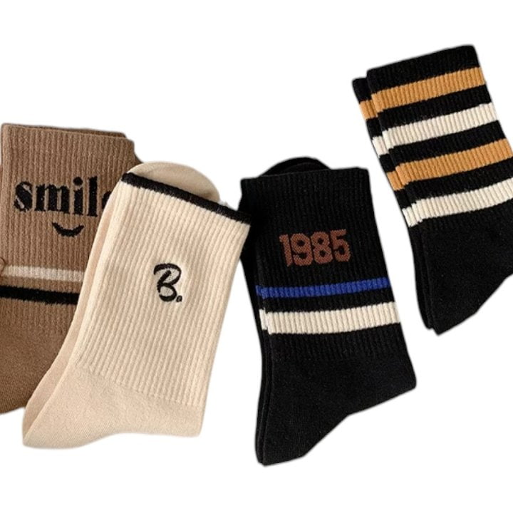 Dudie - Korean Children Fashion - #designkidswear - Be Smile Socks - 7