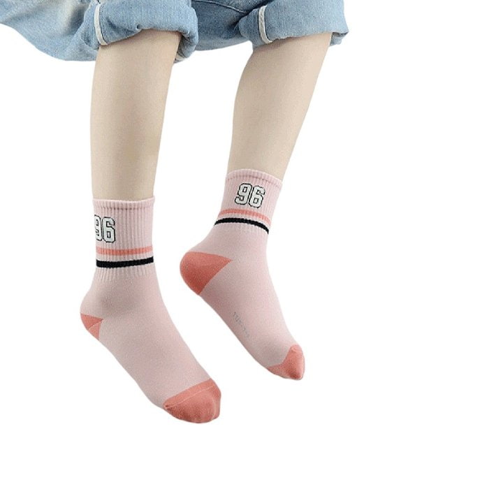 Dudie - Korean Children Fashion - #discoveringself - Heart Pink Socks - 12