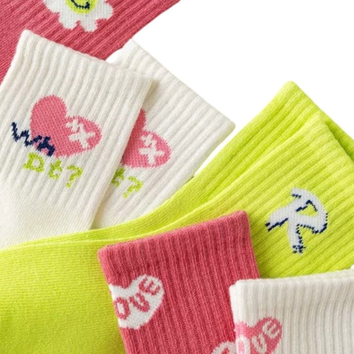 Dudie - Korean Children Fashion - #fashionkids - I Love Socks - 8