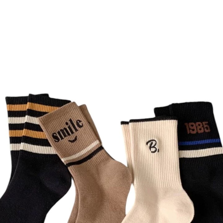 Dudie - Korean Children Fashion - #fashionkids - Be Smile Socks - 9