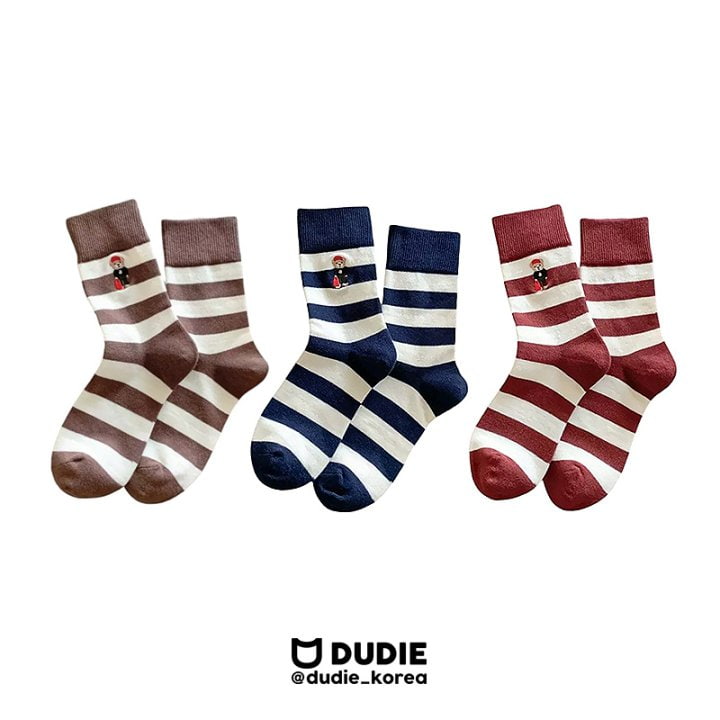 Dudie - Korean Children Fashion - #fashionkids - School Teddy Socks