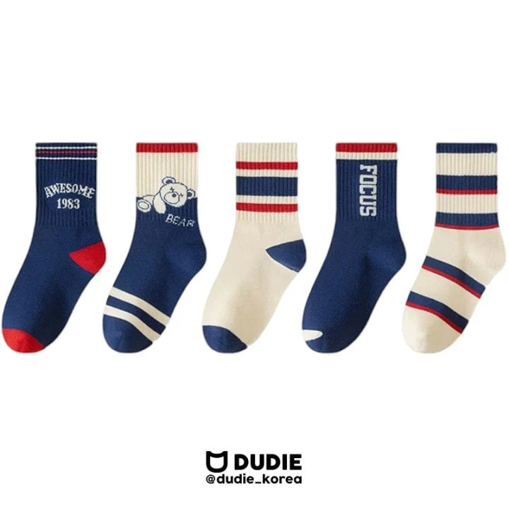 Dudie - Korean Children Fashion - #fashionkids - Bear Force Socks