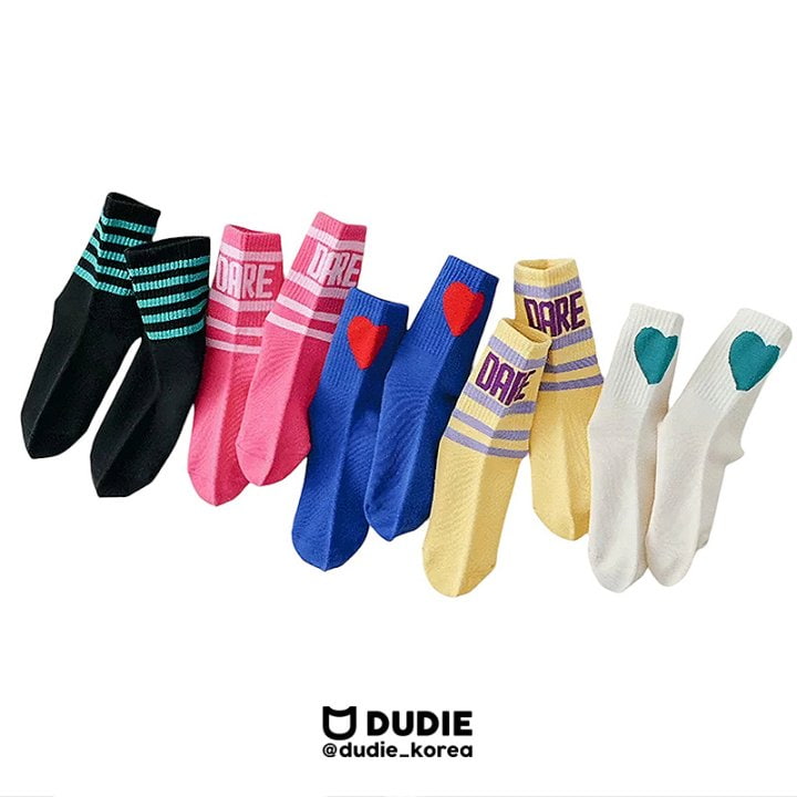 Dudie - Korean Children Fashion - #kidsstore - Dare Socks