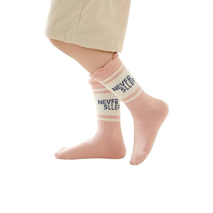 Dudie - Korean Children Fashion - #littlefashionista - Never Sleep Socks - 9