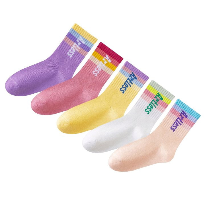 Dudie - Korean Children Fashion - #littlefashionista - Pastel Socks - 5