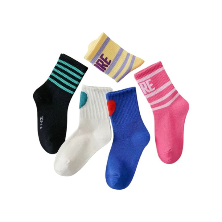 Dudie - Korean Children Fashion - #Kfashion4kids - Dare Socks - 4