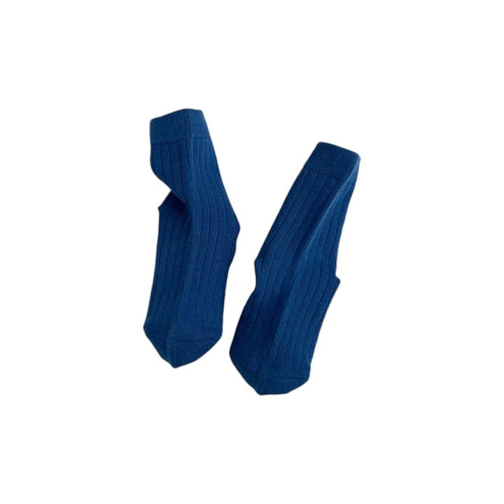 Dudie - Korean Children Fashion - #minifashionista - Standard Blue Socks - 3