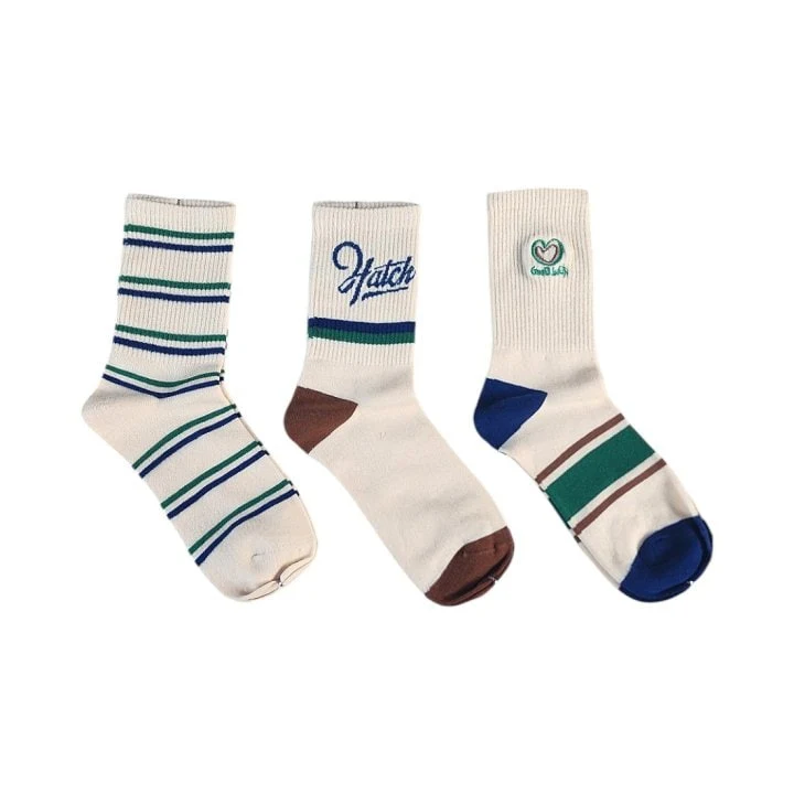 Dudie - Korean Children Fashion - #prettylittlegirls - Hatch Socks - 8