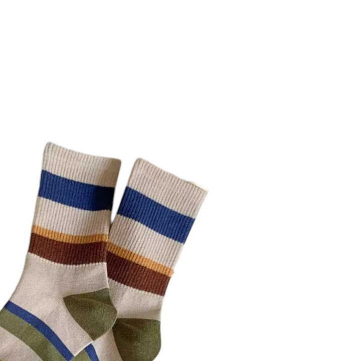 Dudie - Korean Children Fashion - #todddlerfashion - Two Star Socks - 7