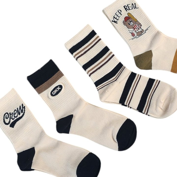 Dudie - Korean Children Fashion - #toddlerclothing - Okay Socks - 5