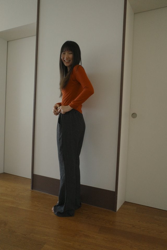 Enten - Korean Women Fashion - #momslook - Warm Bootscut Pants