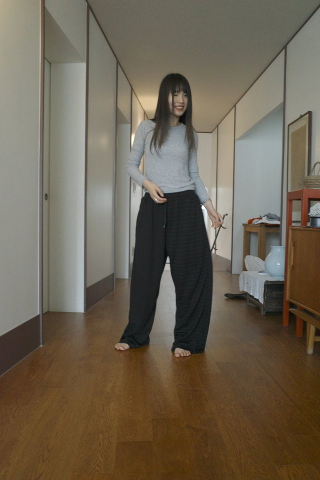 Enten - Korean Women Fashion - #thelittlethings - Rugby Stripe Pants - 2