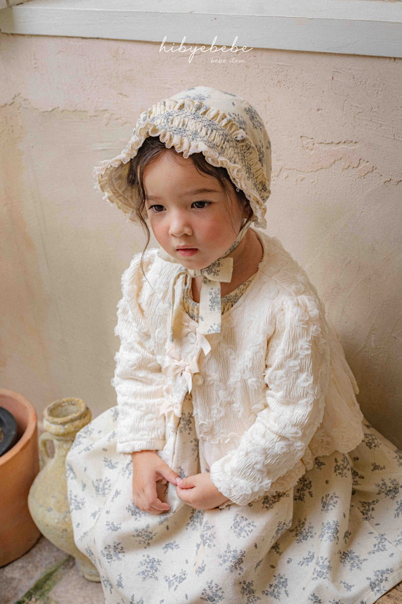 Hi Byebebe - Korean Children Fashion - #magicofchildhood - Rose Lace Padding Jacket - 7