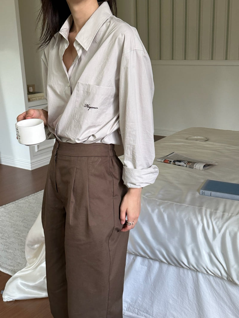 Hiyann - Korean Women Fashion - #momslook - Guho Pintuck Slacks - 11