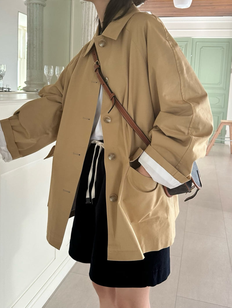 Hiyann - Korean Women Fashion - #momslook - Raglan Single Trench Coat - 9