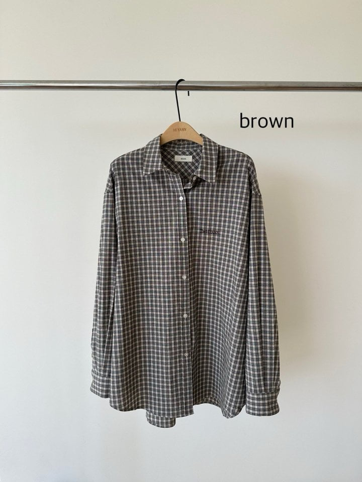 Hiyann - Korean Women Fashion - #romanticstyle - Bannet Check Shirt - 5