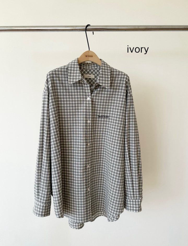 Hiyann - Korean Women Fashion - #thelittlethings - Bannet Check Shirt - 8