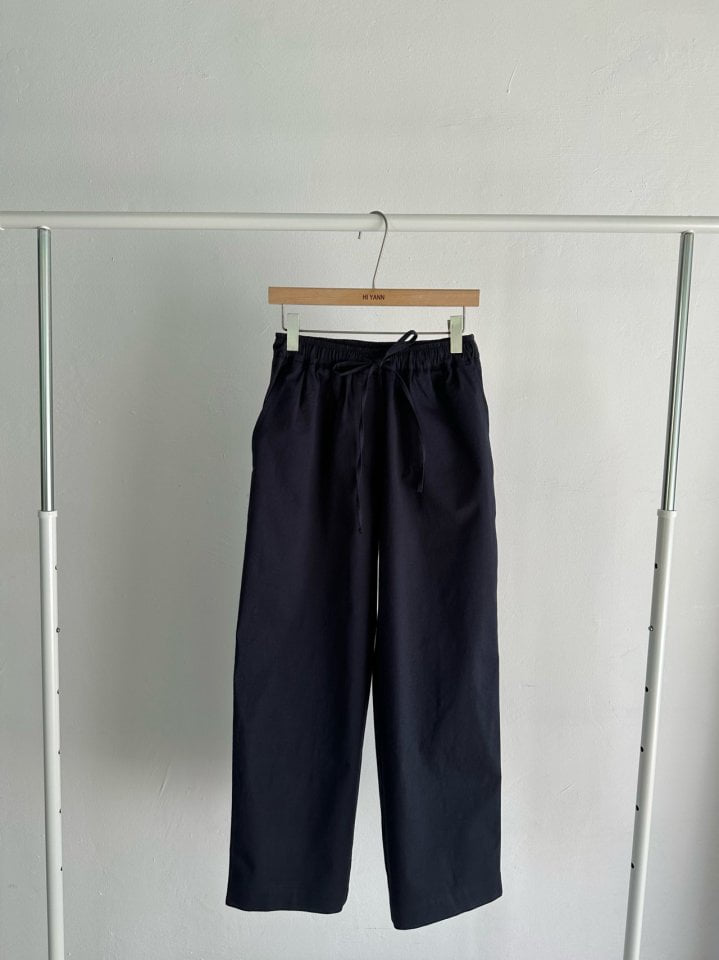 Hiyann - Korean Women Fashion - #vintageinspired - Cotton Banding Pants - 6