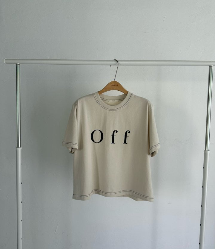 Hiyann - Korean Women Fashion - #womensfashion - Off Tee - 3