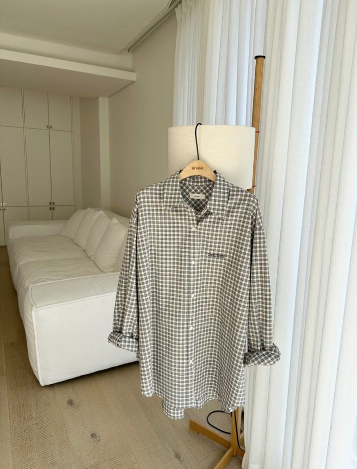 Hiyann - Korean Women Fashion - #womensfashion - Bannet Check Shirt - 10