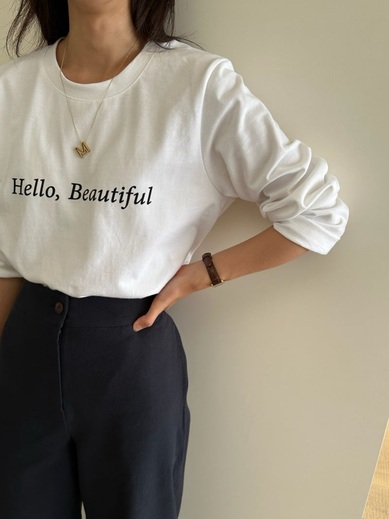 Hiyann - Korean Women Fashion - #womensfashion - Beautiful Tee - 9