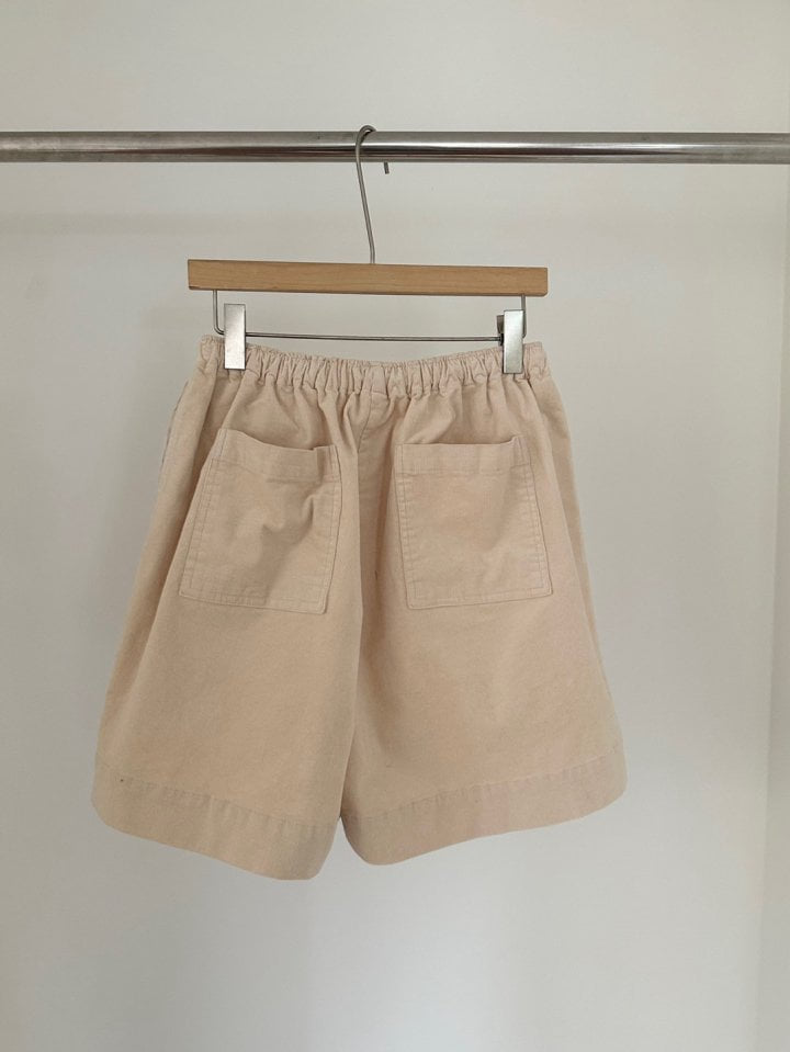 Hiyann - Korean Women Fashion - #womensfashion - Corduroy Sub Half Pants - 3