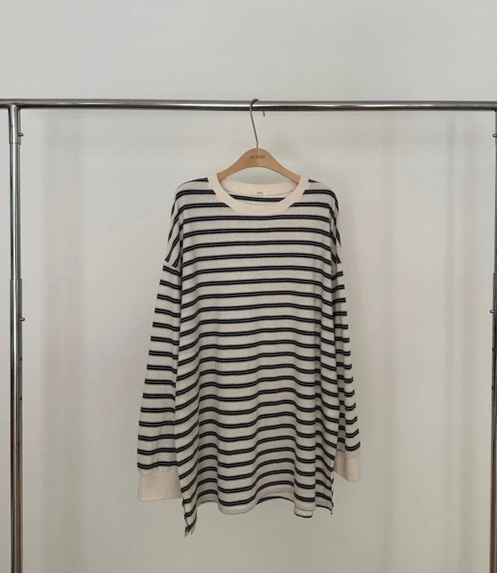 Hiyann - Korean Women Fashion - #womensfashion - Miu Stripe Tee - 2