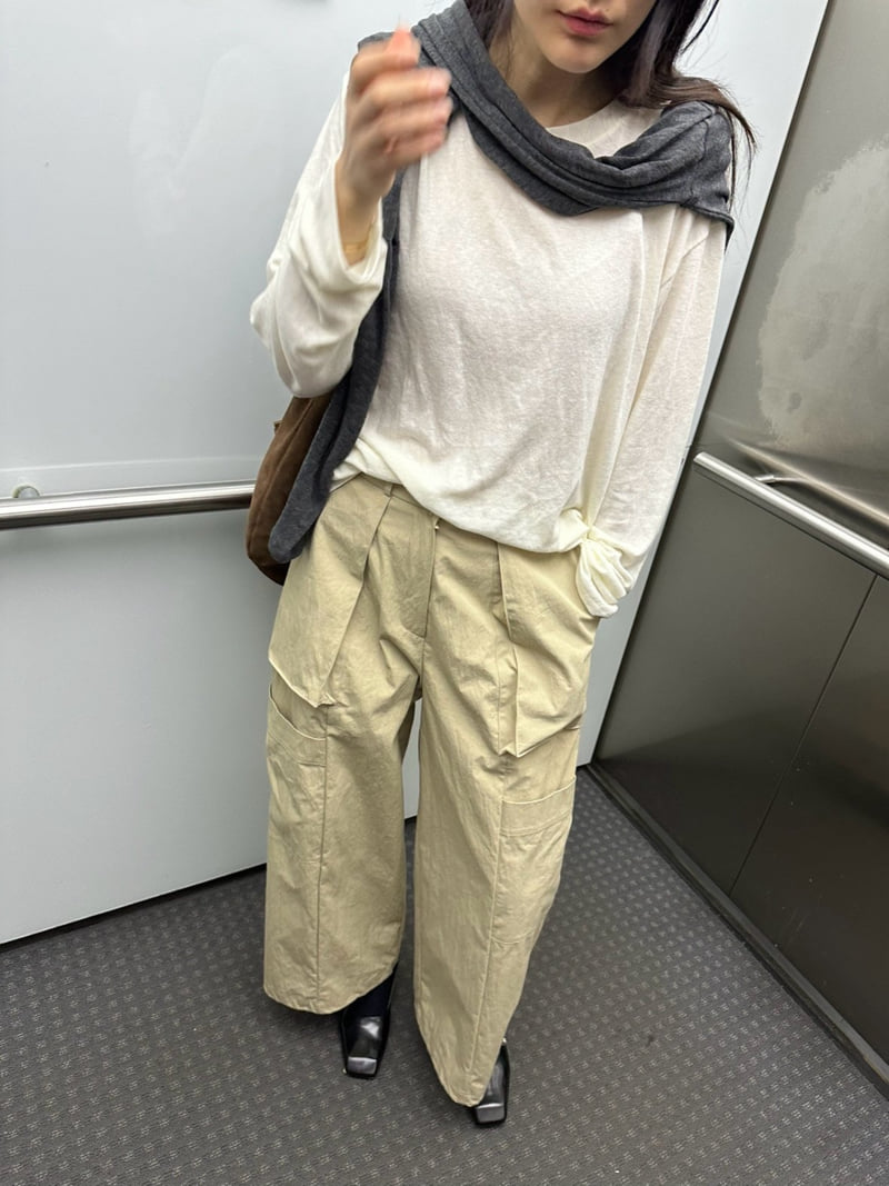 Hue - Korean Women Fashion - #momslook - Double Pocket Pants - 2