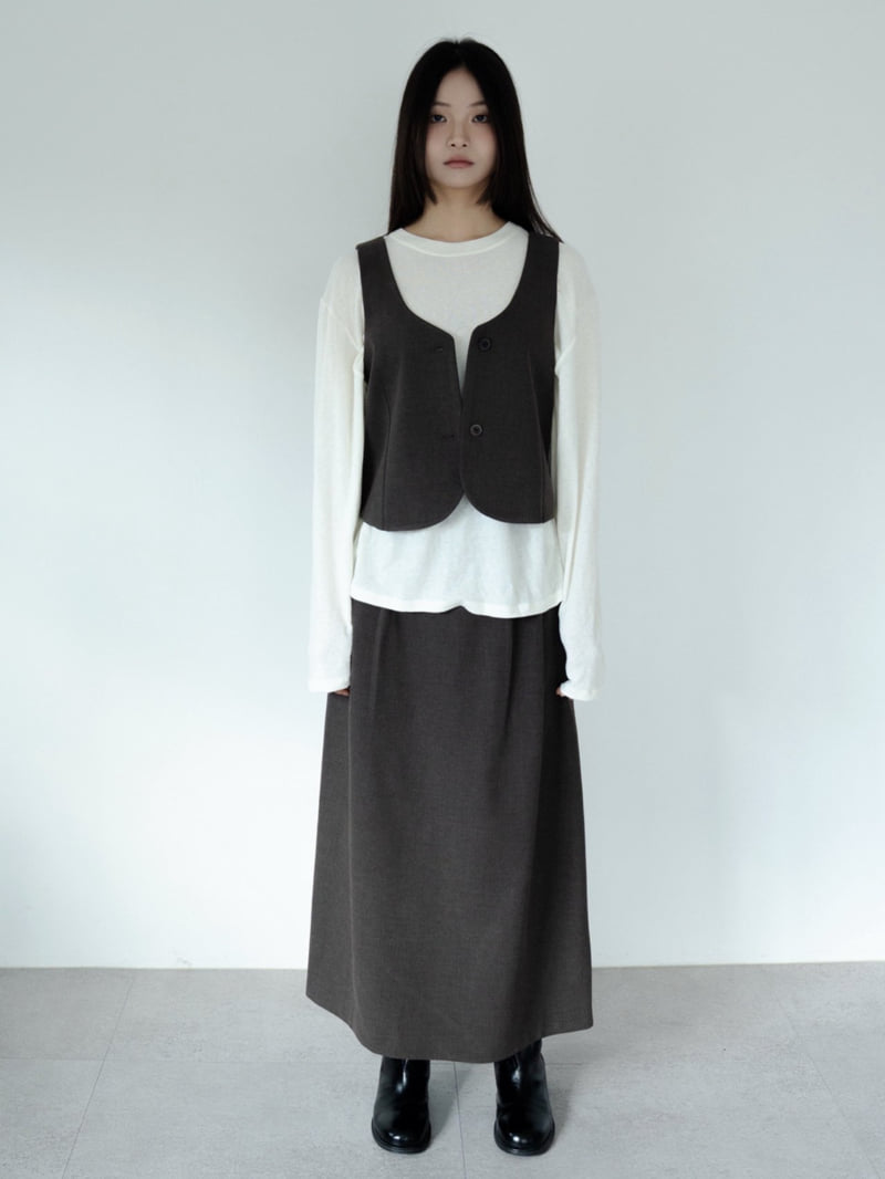 Hue - Korean Women Fashion - #momslook - Lin Vest - 10