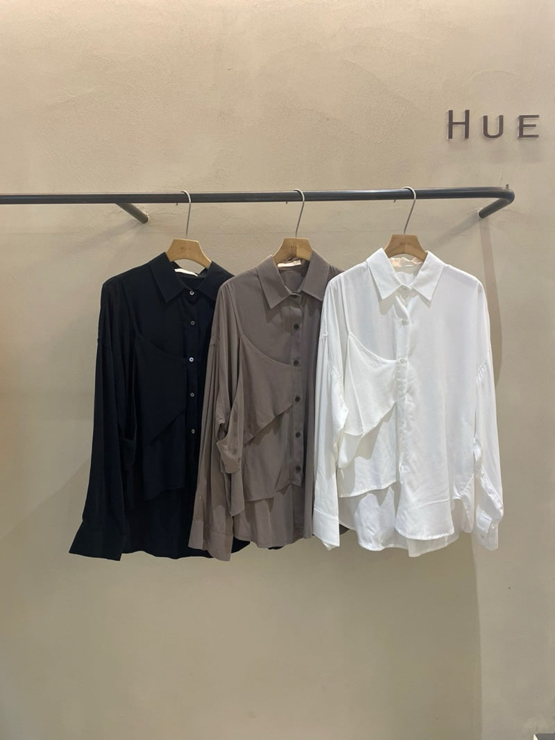 Hue - Korean Women Fashion - #momslook - Unbalance Blouse