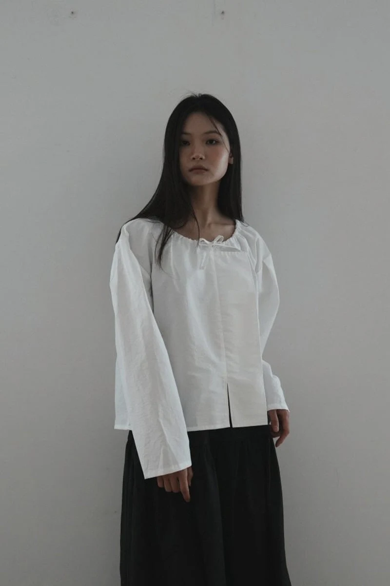 Hue - Korean Women Fashion - #momslook - Frill Blouse - 3