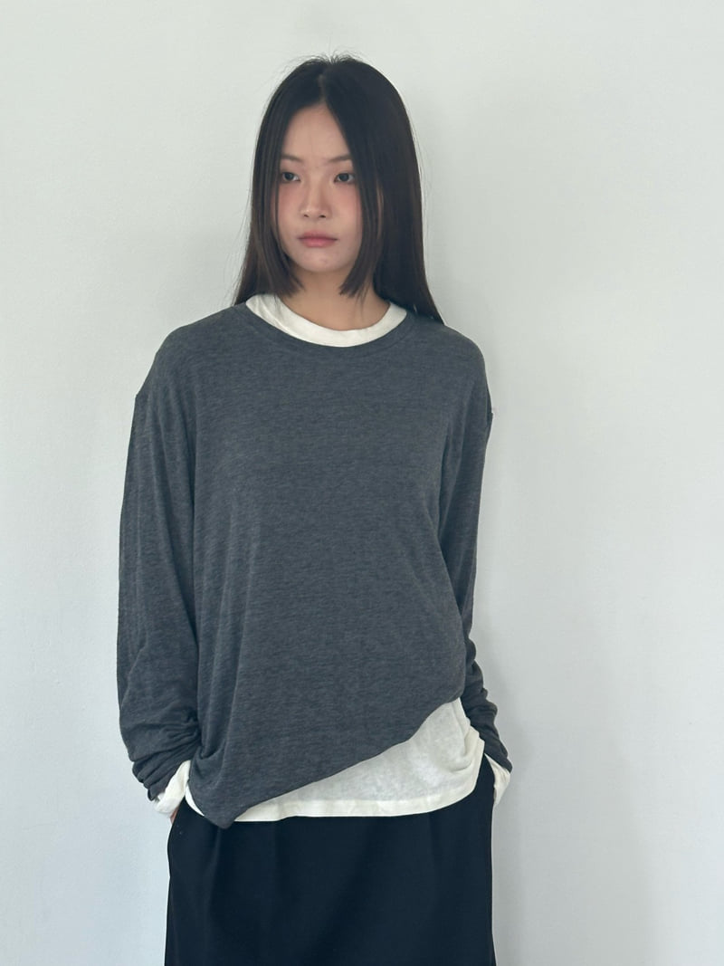 Hue - Korean Women Fashion - #restrostyle - Angora Tee - 2