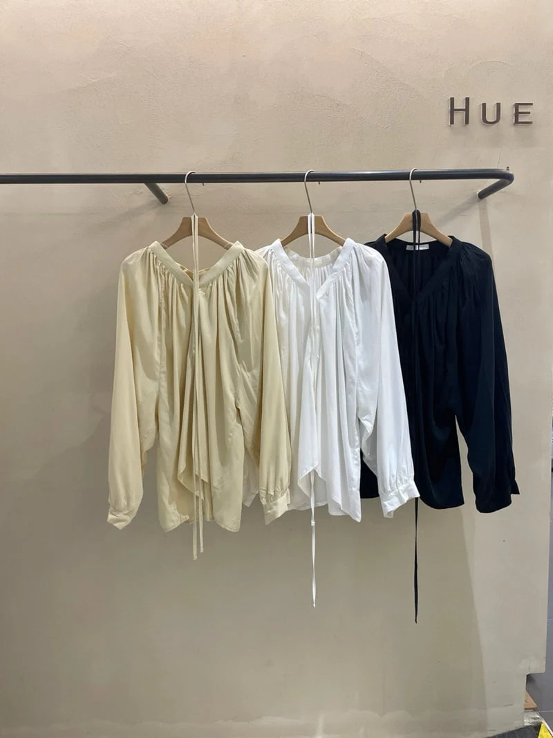 Hue - Korean Women Fashion - #romanticstyle - Shirring Blouse