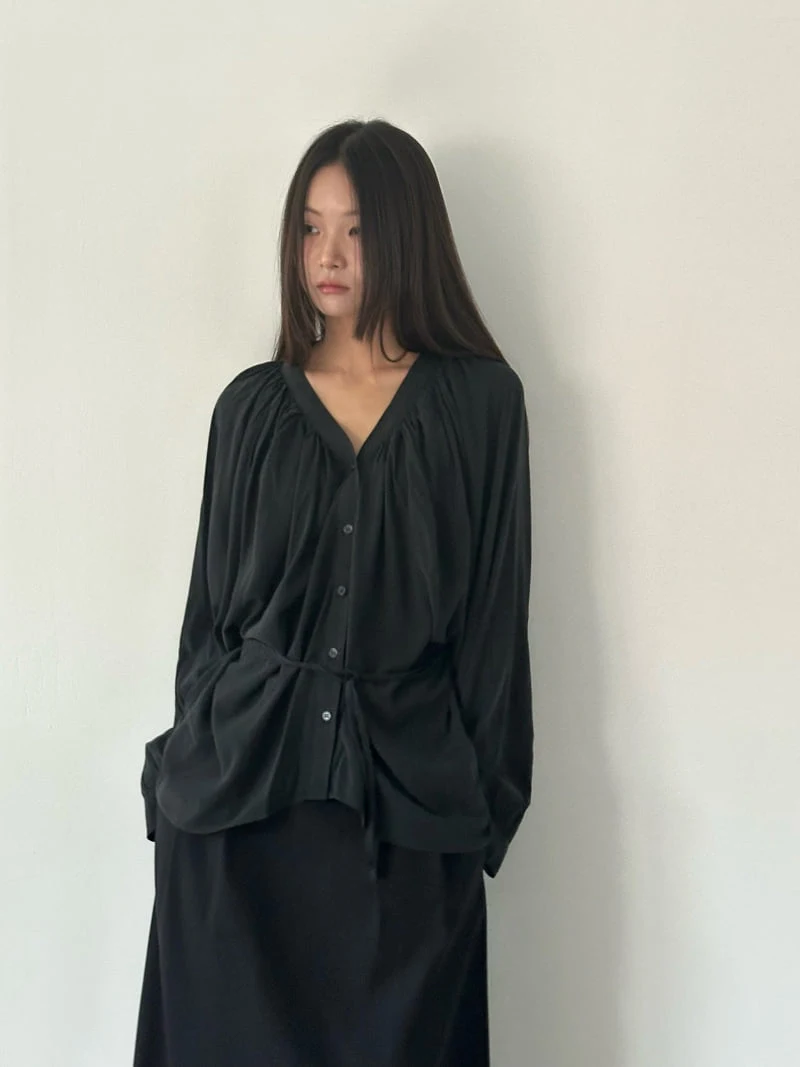 Hue - Korean Women Fashion - #shopsmall - Shirring Blouse - 2