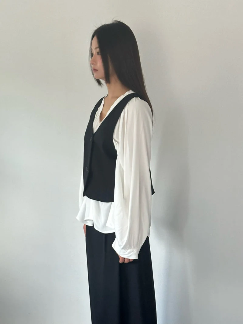 Hue - Korean Women Fashion - #womensfashion - Shirring Blouse - 8