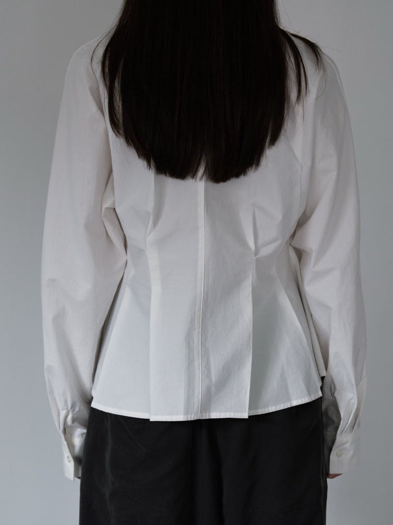 Hue - Korean Women Fashion - #womensfashion - Hidden Ribbon Blouse - 6