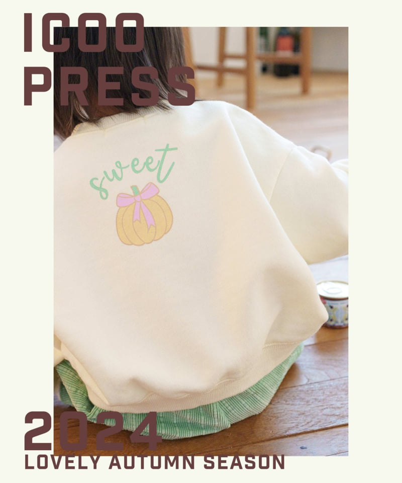 Icoo - Korean Children Fashion - #discoveringself - Pumpkin Sweatshirts - 6