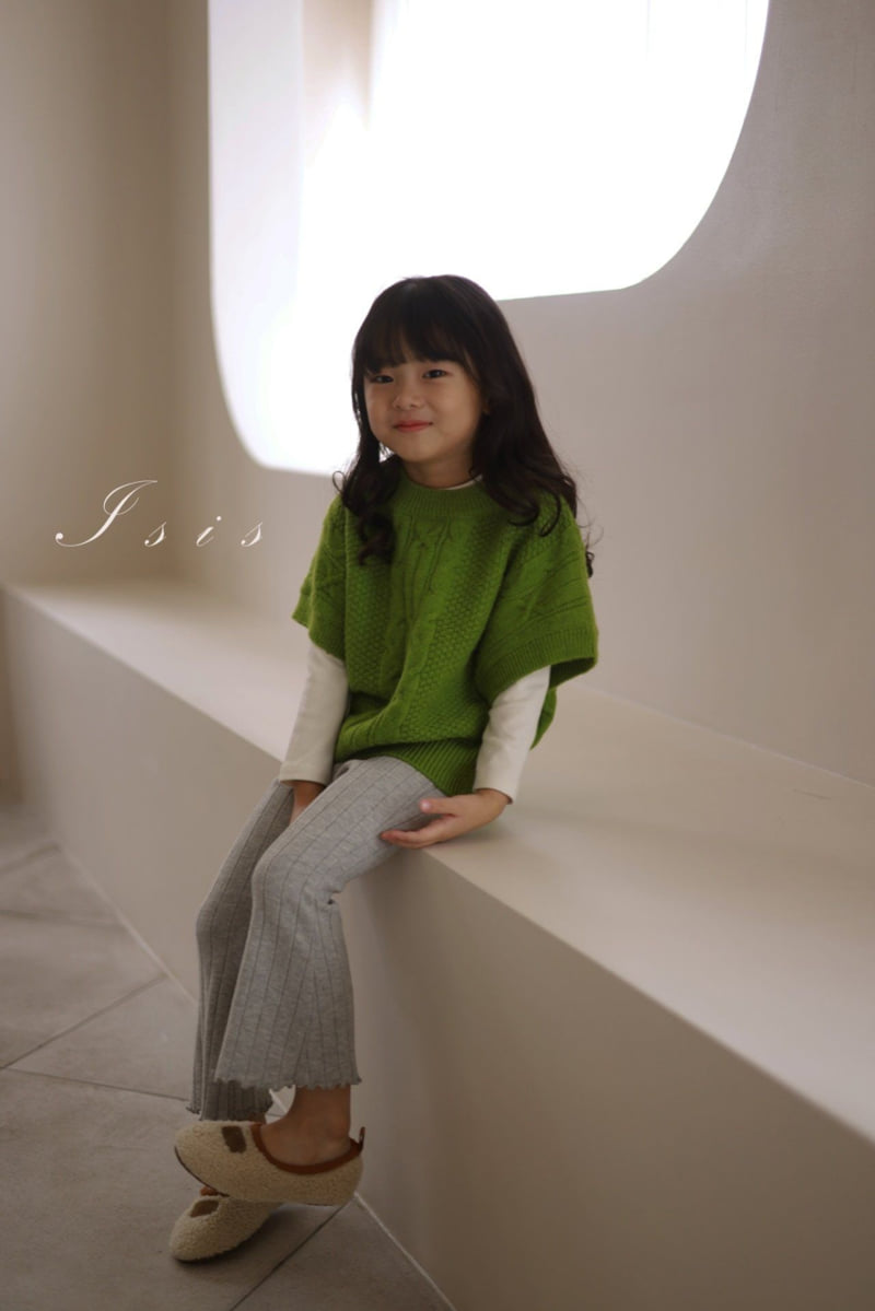 Isis - Korean Children Fashion - #childofig - Over Shoulder Knit Top - 8