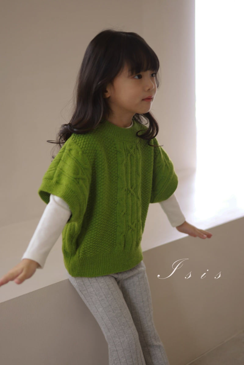 Isis - Korean Children Fashion - #childofig - Over Shoulder Knit Top - 9